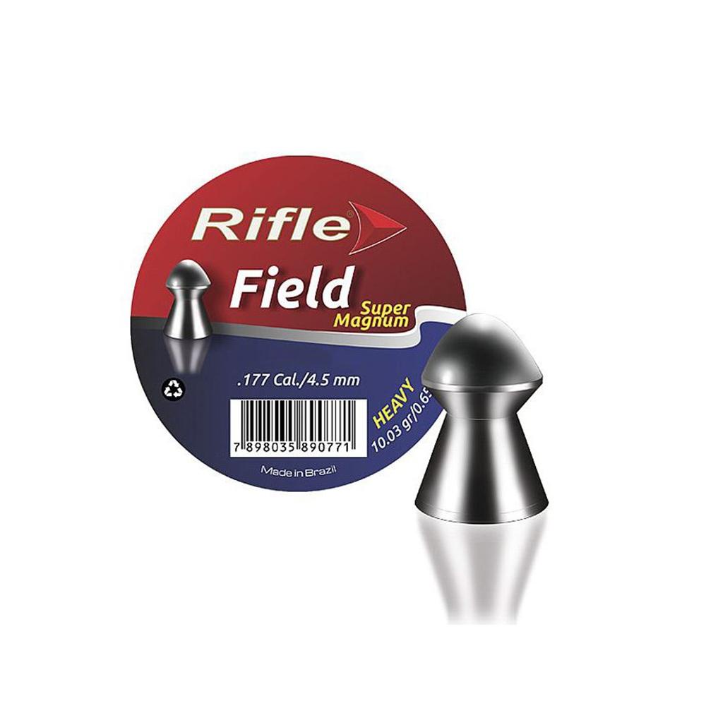 Chumbinho Rifle Super Magnum Field 4,5mm - 250 Un | Shopee Brasil