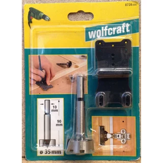 Kit Gabarito de Dobradiças e Broca Forstner 35mm 872800  Wolfcraft