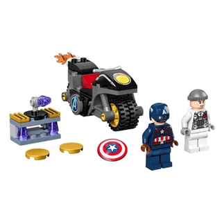 Blocos de montar - Lego Marvel - O Confronto entre Capitao America e Hydra LEGO DO BRASIL
