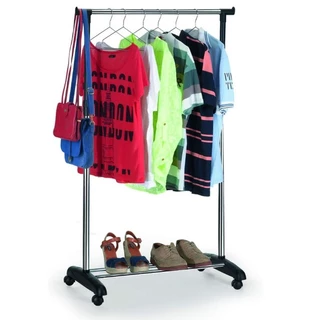 Arara De Roupas Basic Com Sapateira Metal 160x80x43cm