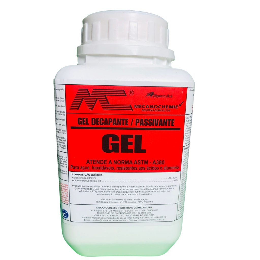 Gel Decapante Avesta 1,250kg - 1 unidade