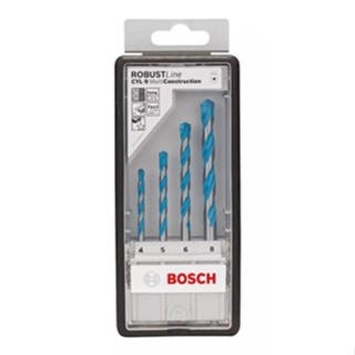 Jogo Brocas Bosch Cyl-9 Multimaterial Ø 4-5-6-8 Mm 4 Peças