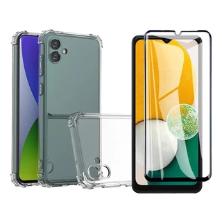 Capa Case Capinha Anti Impacto Para Galaxy A04e + Película 3D Vidro Temperado