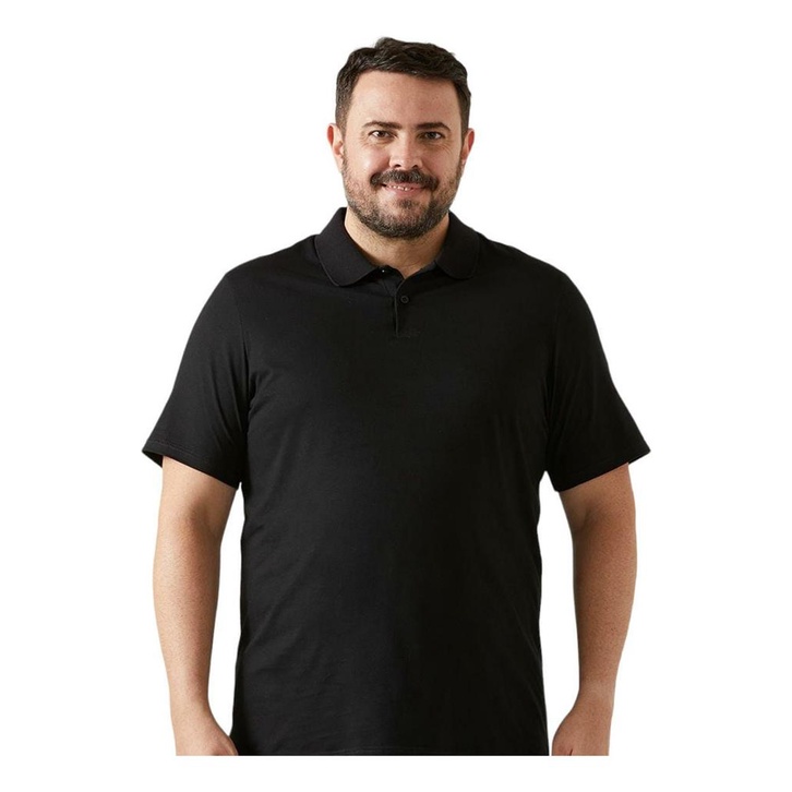 Camiseta Polo Plus Size Masculina Malwee Original Algodao