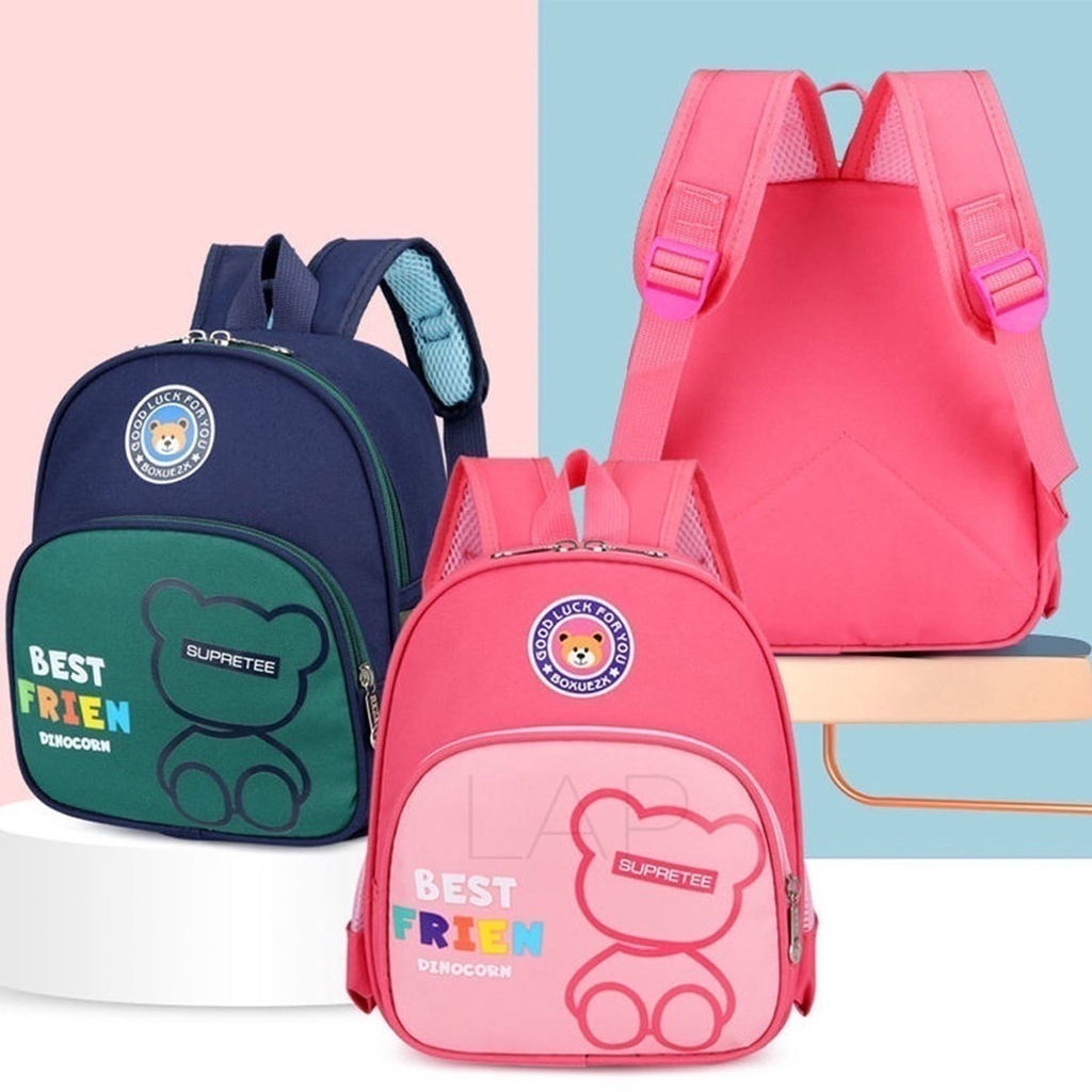 Mochila Escolar Infantil Ajustável Com Desenho de Animal / Jardim De Infância MENINA SuStore