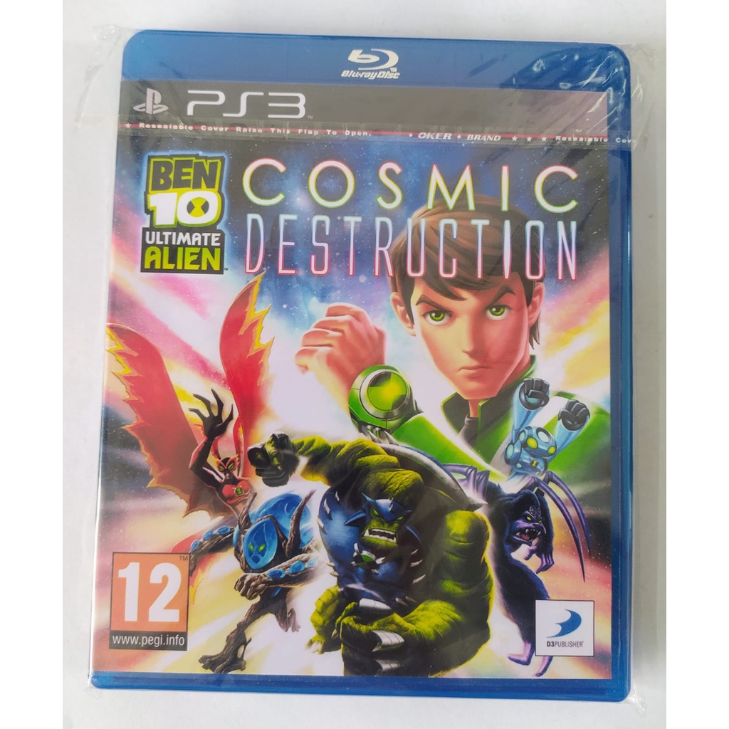 Ben 10 Ultimate Alien Cosmic Destruction PS3 Original Mídia Física ...