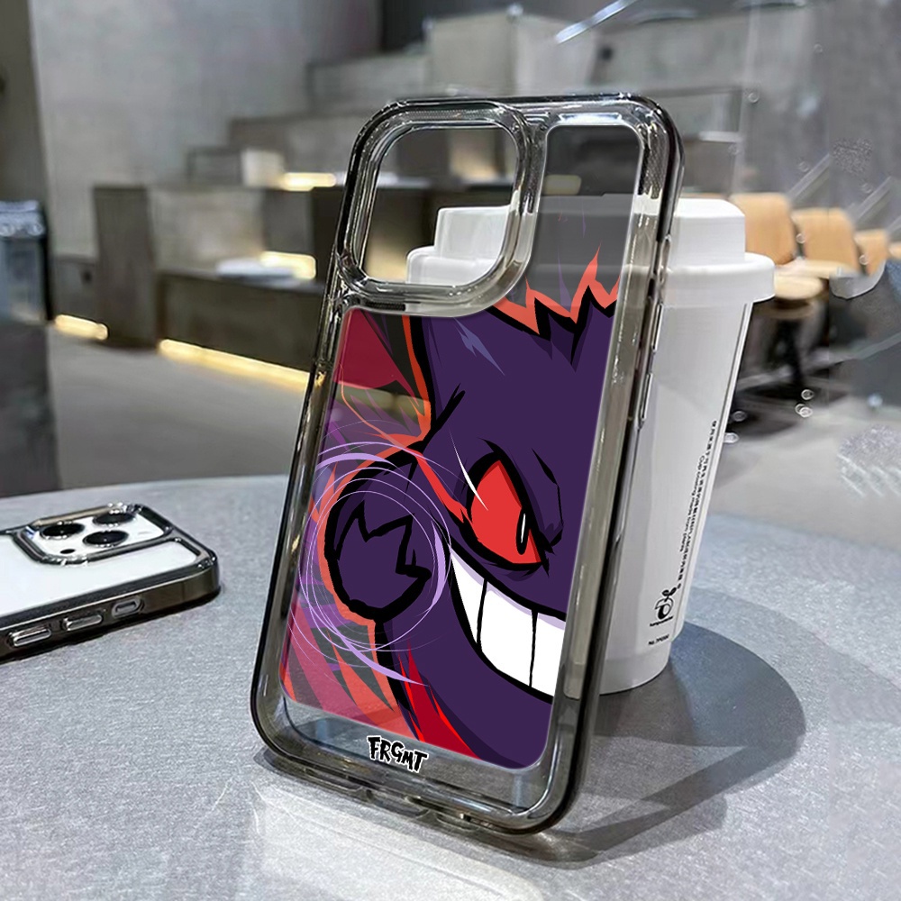 Pokémon não é compatível com shell amarelo iPhone 14plus 11 13 12 X XS 15 ProMax XR xsmax 7 8 plus shell rígido transparente à prova de choque WD6M