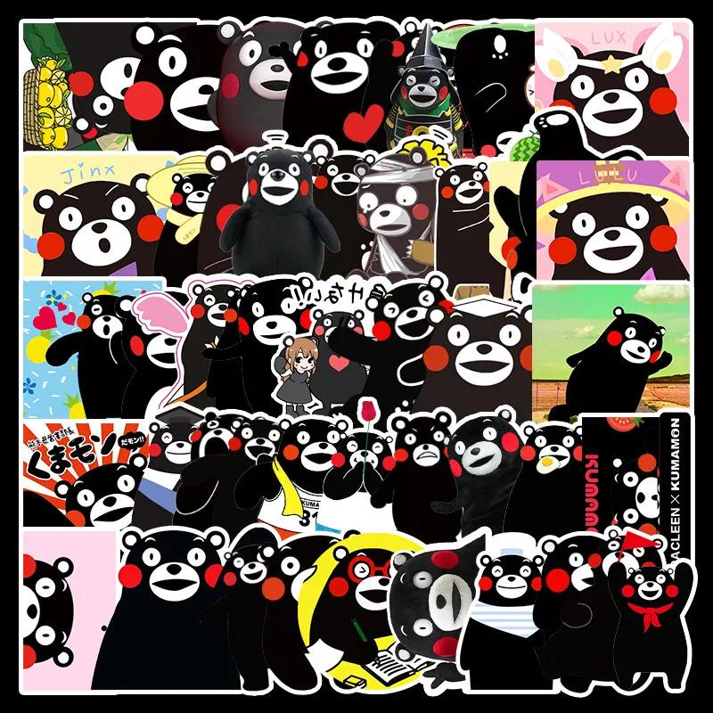 50pcs Kumamon Kawaii Autocolantes Fofinhos Diário De Raspagem Anime ...