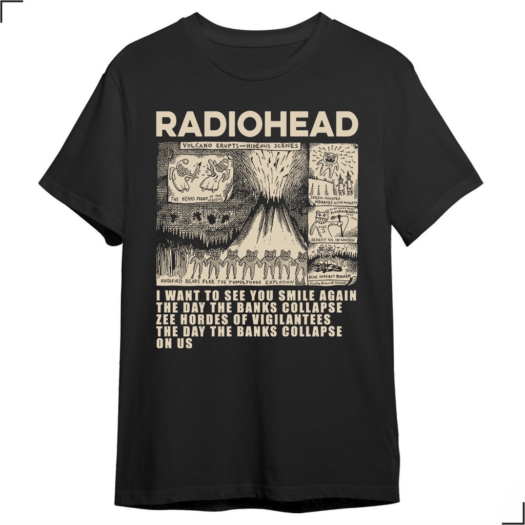 Camisa Básica Radiohead Hail Unissex Thief Álbum Banda Rock