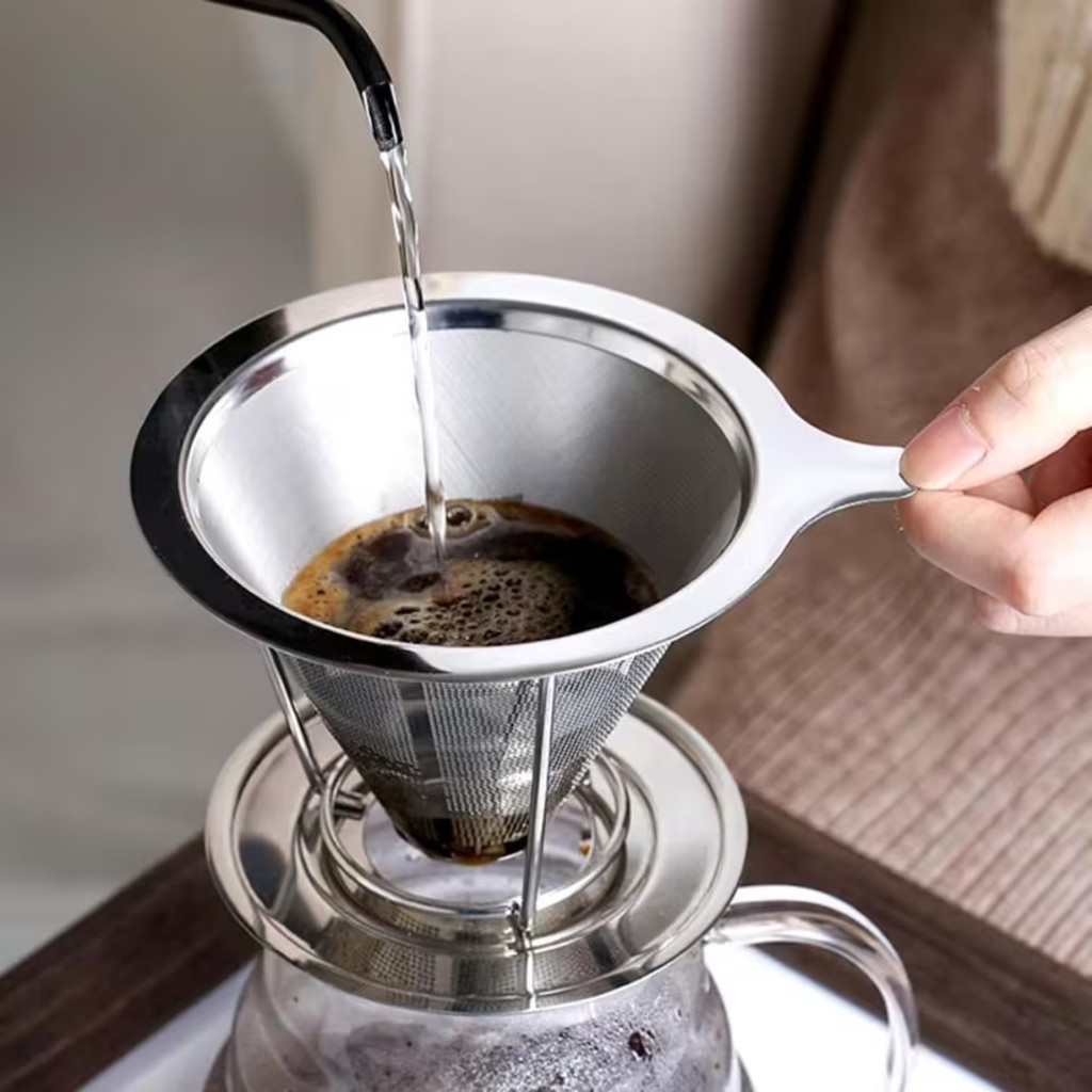 Filtro De Café Coador Inox 304 Reutilizável | Shopee Brasil