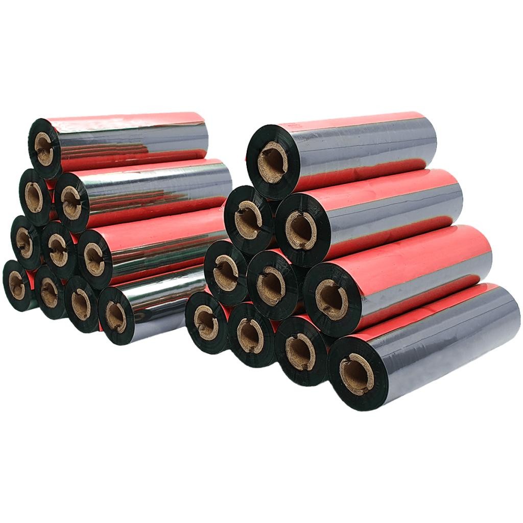 Kit 20 Rolos Ribbon Resina 110x74 Externo Preto 5010 PTO | Shopee Brasil