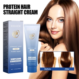 BELPHOEBE Creme De Alisamento Capilar 100ml Tanto Para Homens Quanto Mulheres Não Precisam De Alisar Ou , Protein Hair Straightening Cream