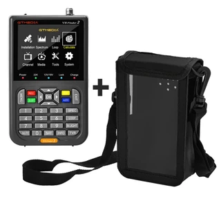Cindy GTMedia V8 Finder2 Medidor De Sinal Do Localizador De Satélite Embutido 4000mAh Bateria Recarregável HD 1080P LCD De 3,5