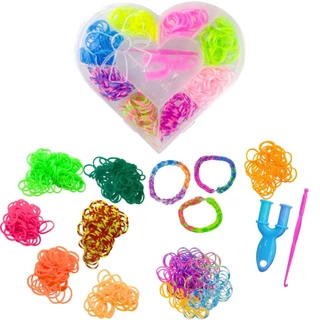 Biju Collection Elástico Pocke Estojo De Coração Fazer Pulseiras 6695 DM Toys