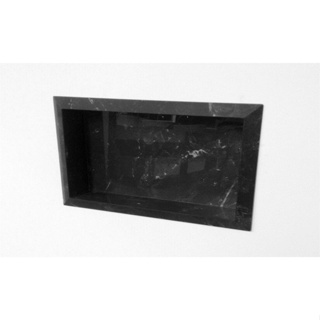 Nicho de Porcelanato Blu Embutir Atl: 38,5cm X Larg: 56,5cm Black.