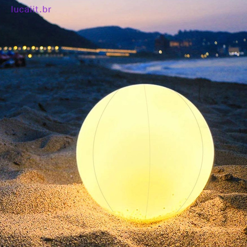 Lucaiiit Balão LED De Grande Insuflável Blow Up Beach Para Balões De ...