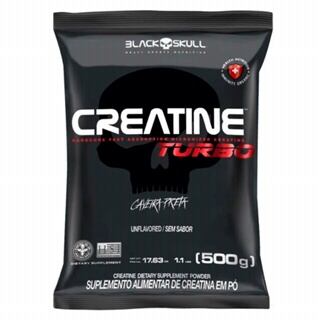 Creatina Turbo Black Skull Refil 500g