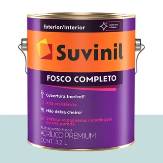 Tinta Acrílica Fosca Suvinil Luz da Manhã 3,2 L