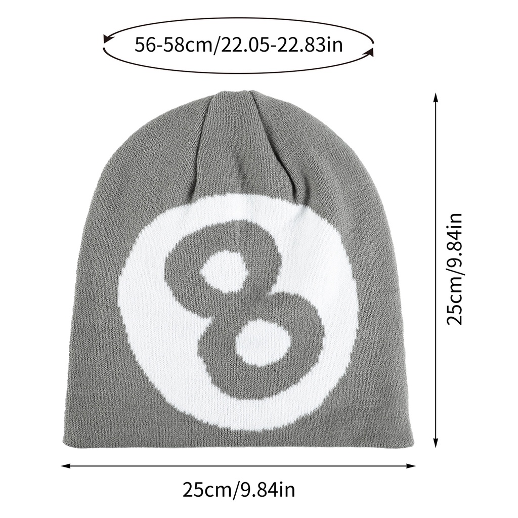 BBYTER Y2K Beanie Tricotar Boné INS Design De Celebridades BBYTER Y2K Beanie Tricotar Boné INS Design De Celebridades