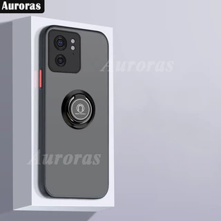 Para Motorola Moto Edge 40 Neo Caixa Do Telefone À Prova De Choque Silicone De Borda Macia Com Suporte De Anel Tampa Traseira Protetora Transparente Edge40