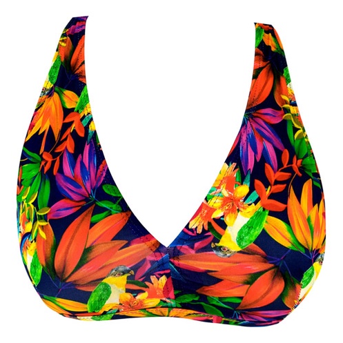 Parte De Cima Biquíni Top Sem Bojo Plus Size Reforçado Praia | Shopee ...