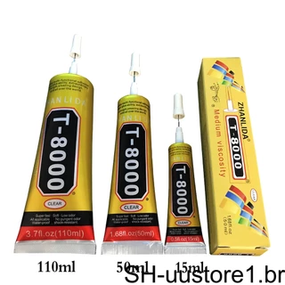 1/2/3 T8000 Cola Adesiva De Contato Para Telefone Celular Portátil Preto 15/50/110 ML