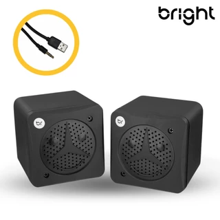 Mini Caixa Caixinha De Som Preta 5w Usb 2.1 P2 Speaker Bright Portátil Alto Falante Notebook Computador Pc Gamer