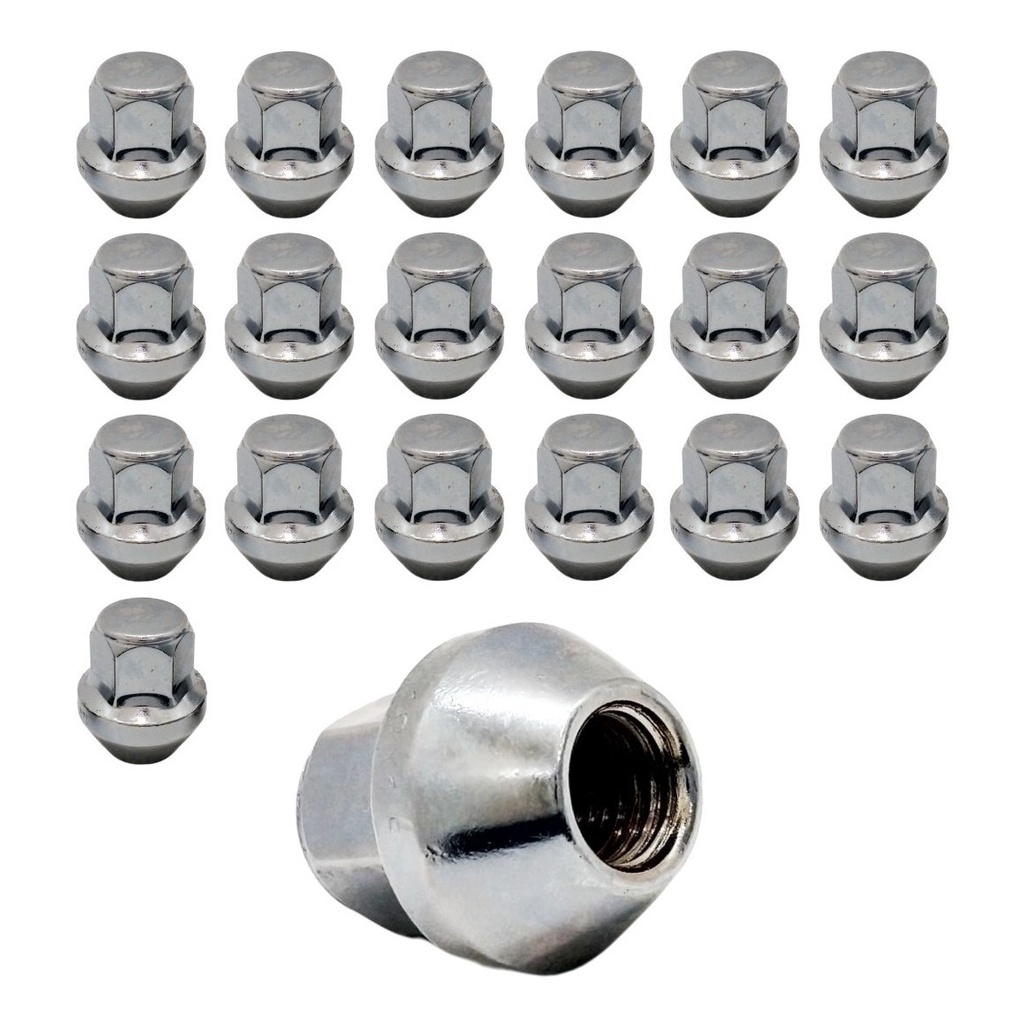 Jogo 20 Porcas Impo. Cromada Roda Liga Ford Focus Glx, Focus