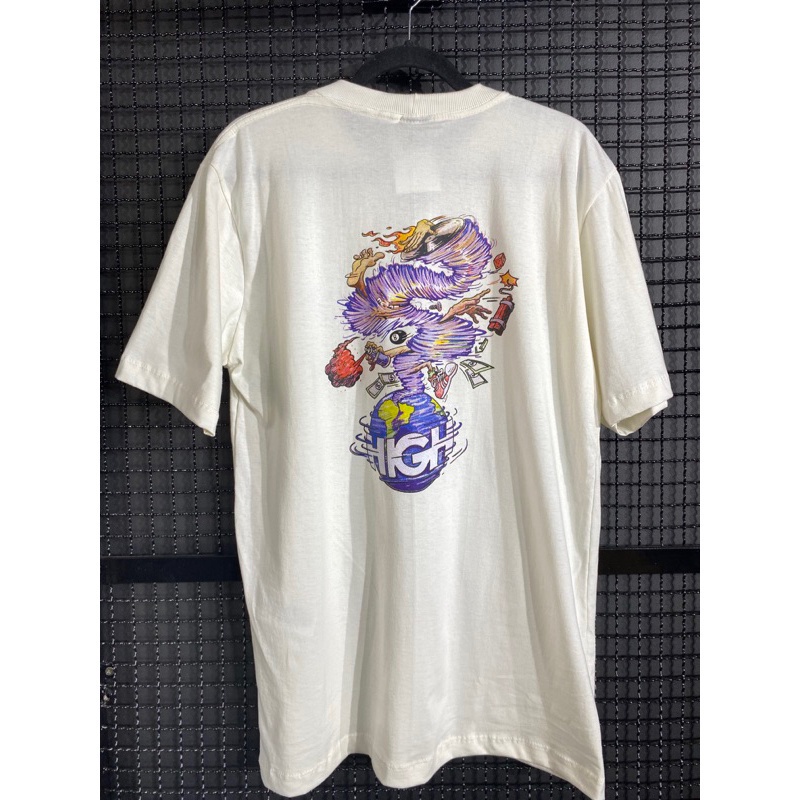 Camiseta 100 % Algodão Moda Skatist Streetwear Lançamento Tornado Envio Imediato