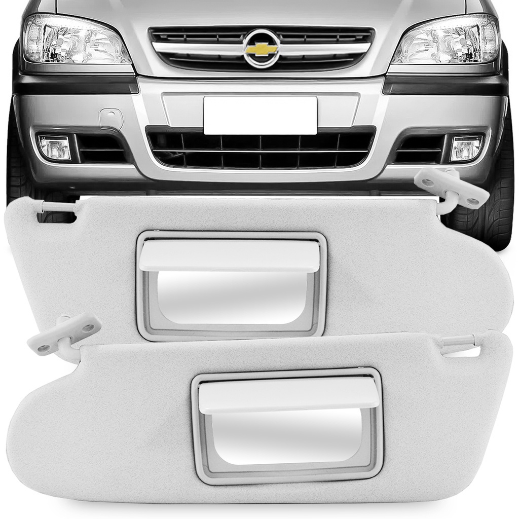 Quebra Sol Zafira 2001 03 04 05 06 A 2012 Cinza C/ Espelho