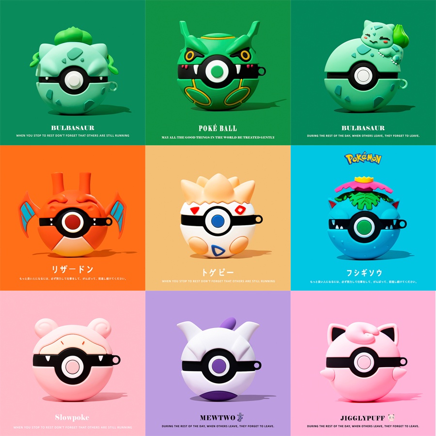 Capa Poke Ball Cartoon Anime Japonês Para AirPods Pro Da Marca Apple 2 ...