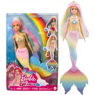 Boneca Barbie Sereia Articulada Roxo E Laranja Gjk11 em Promoção