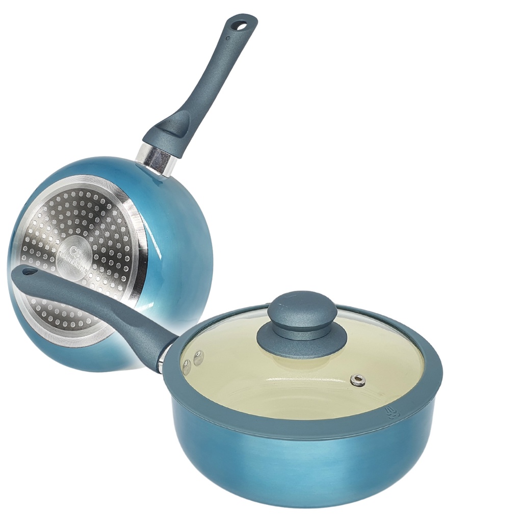 Jogo de Panelas Antiaderente Ceramica Cooktop Fogão Indução Kit 8