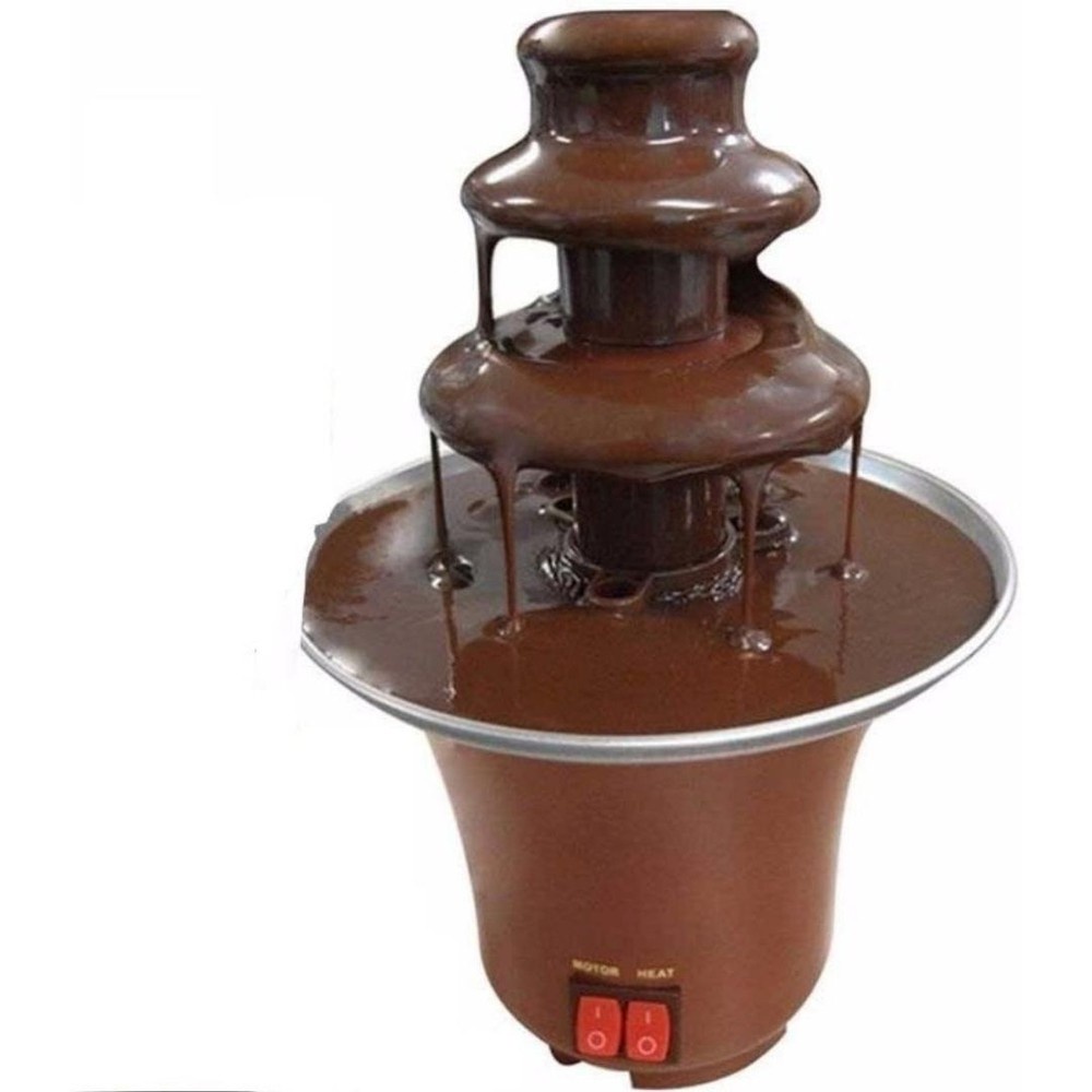 Máquina Fondue Profissional Chocolate Fonte Elétrica 220V cascata chocolate