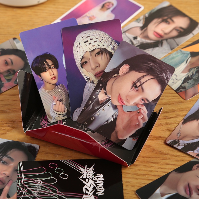 Kpop Idol Stray Kids Novo Álbum Rock Star Photocard Skz Photo Card Stay Fans Gift