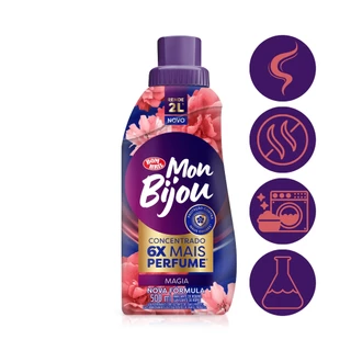 Amaciante Roupas Concentrado Magia Mon Bijou 500Ml Bombril