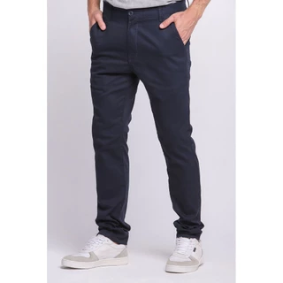 Calça Masculina Sarja Slim Premium Cristal Ii Polo Wear Azul Escuro