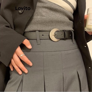 Lovito Cinto Básico Casual Moon Para Mulheres LFA11378