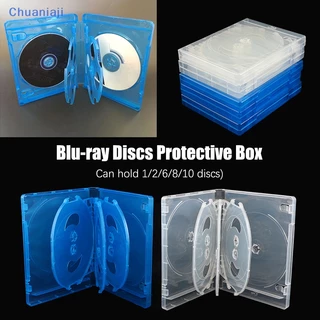 Chuaniaji Caixa De CD 1Pc Blu-ray Protetora Para Discos PS4 PS5 DVD BR