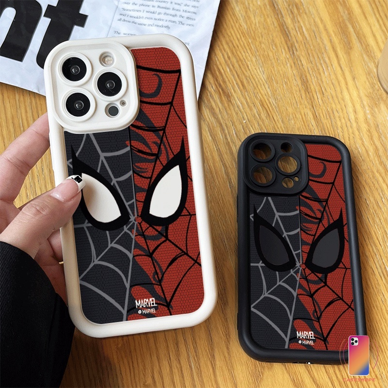 Caixa Samsung A05 A12 A54 A14 A03 A11 A52 A50 A10s A34 A10 A04 A20s A51 A53 A24 A23 A52S A31 A21s A30 A33 TPU Casais De Coríndon De Olho De Anjo Emendado Homem Aranha Capa Traseira Macia