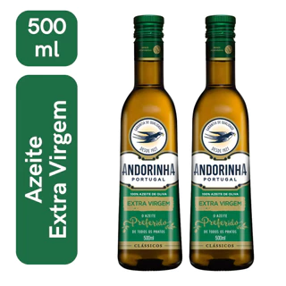 Kit 2 Azeite Extra Virgem Andorinha 500ml Clássicos Dia a Dia em Oferta na Shopee