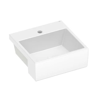 Cuba Semi Encaixe Celite - Com Mesa Basic Q2 410mmX410mm Branco em Oferta na Shopee