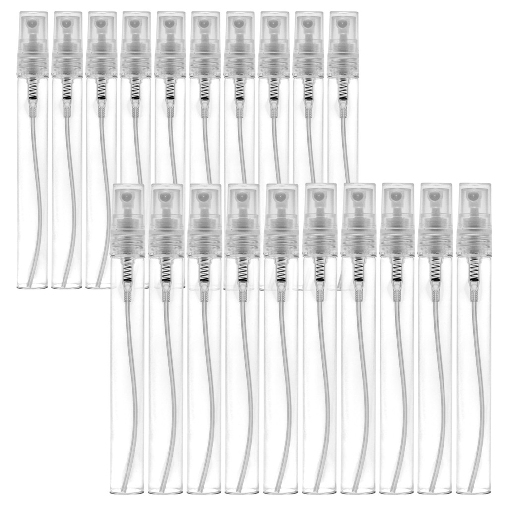 Kit Frasco Vidro Perfume Borrifador Spray Portátil 15ml 20 U