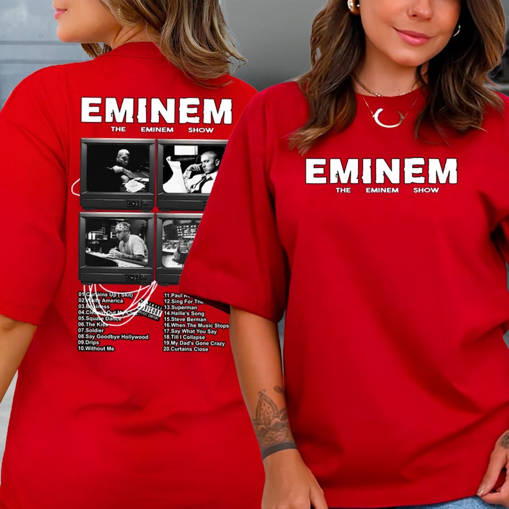 Camiseta Rapper The Eminem Show Graphic Lose Yourself Tour