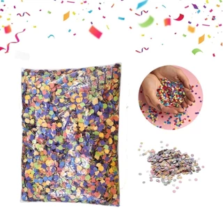 Kit Confetes de Papel Carnaval (10, 30 e 50) Pacotes Atacado 100g Brincadeiras Festas Coloridos Diversão Alta Qualidade