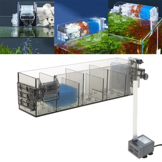 UKI Aquarium 3-In1 Dispositivo Externo De Purificação De Água Para Aquário Fish-Tank Bowl