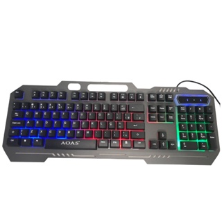 Teclado Gamer Semi Mecânico Barato Iluminado Rgb Em Ptbr