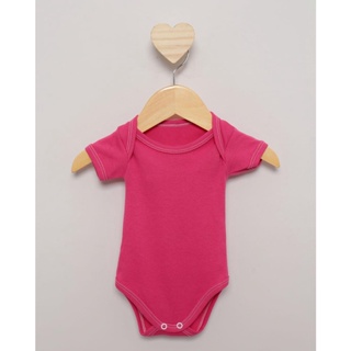 Body Bebê Básico Rosa