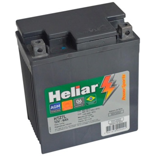 Bateria Moto Nx 350 Heliar Htz7l Powersports Selada 6ah 12v