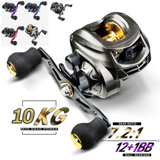 Carretilha De Pesca Com Marine Sports AK2000 Pitching 6.2 : 1 Alta 10kg Max Molinete De Pesca Molinete Pesca Mulinete